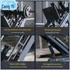 EM1086A Leg Press Machine and Barbell Set
