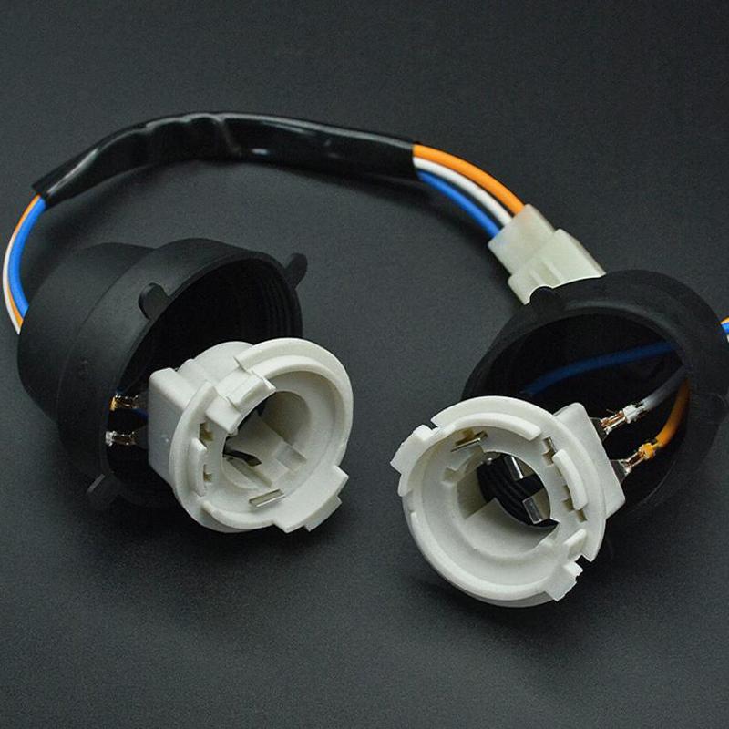 New Ba20D Motorbike Headlight Socket Lamp Bulb Connector Base Adapter Fit For Rex Rs 400 450 500