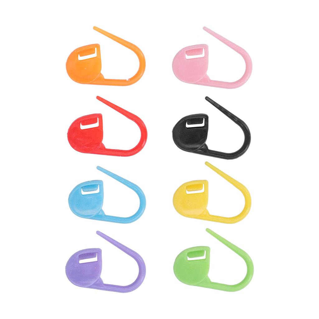 1000Pcs Stitch Needle Clip Mix Color Plastic Locking Stitch Needle Clip Counter for DIY Artwork Marker Buckle Sweater