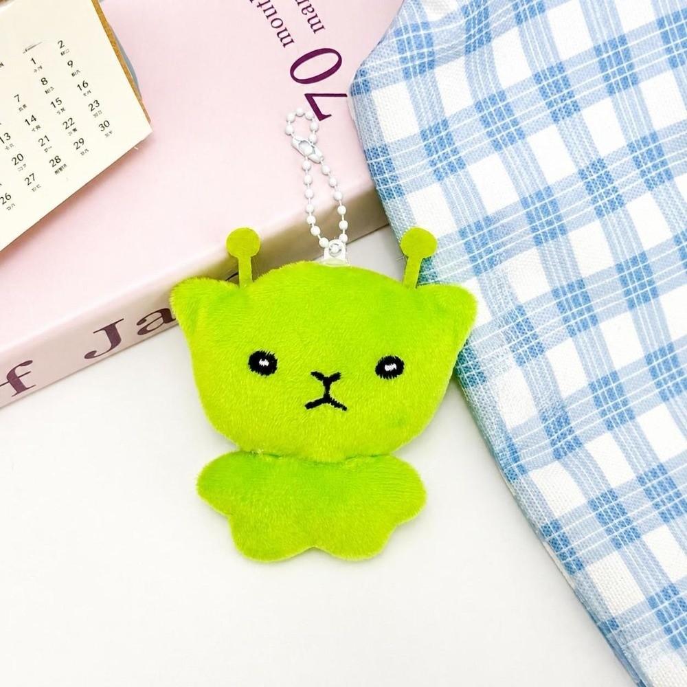 Mini Plüsch Rucksack Anhänger Weiche Alien Katze Schlüsselanhänger Niedliche Handy Seil Zubehör Geschenke