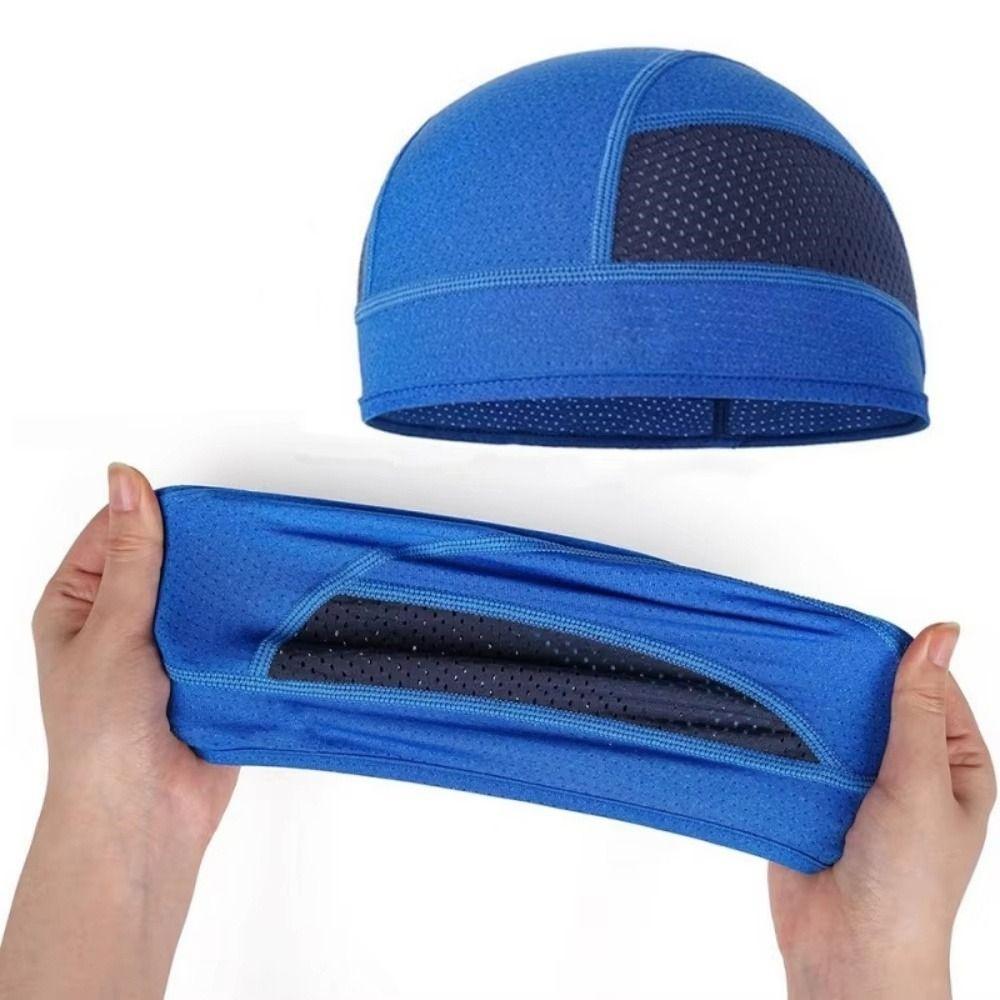 Quick Dry Helmet Inner Cap Sun Protection Running Sports Hat Lightweight Cycling Caps Motorcycle
