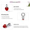 Silver Ziyun Retro Crown Love Pendant in Sterling Silver - Queen Style Fashion DIY Beaded Accessory (Model: SCC2247)