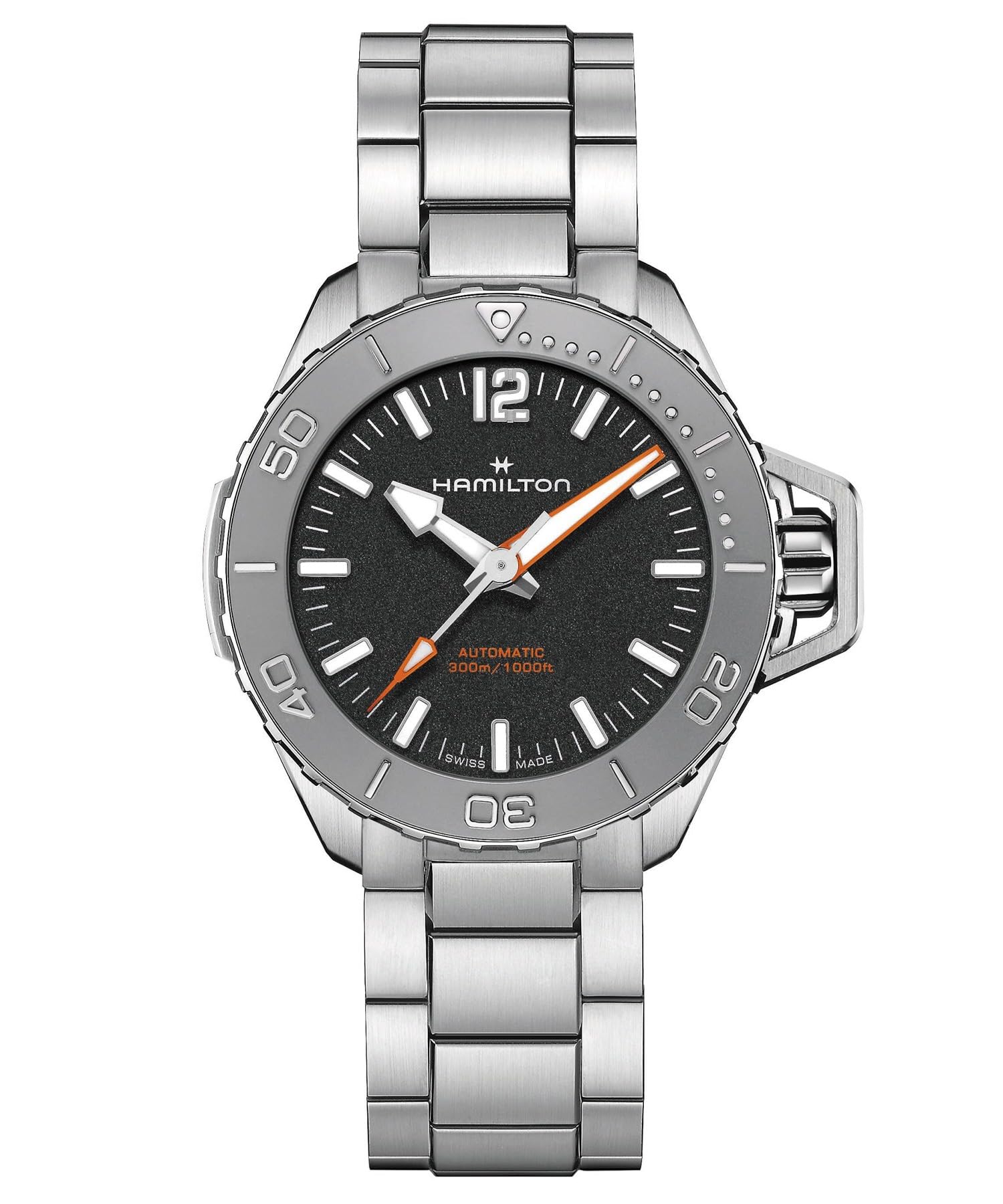 

HAMILTON Watch Genuine Warranty Khaki Navy Frogman Mechanical Automatic Winding H77485130 Unisex Imported [Hamilton] [Regular Product]