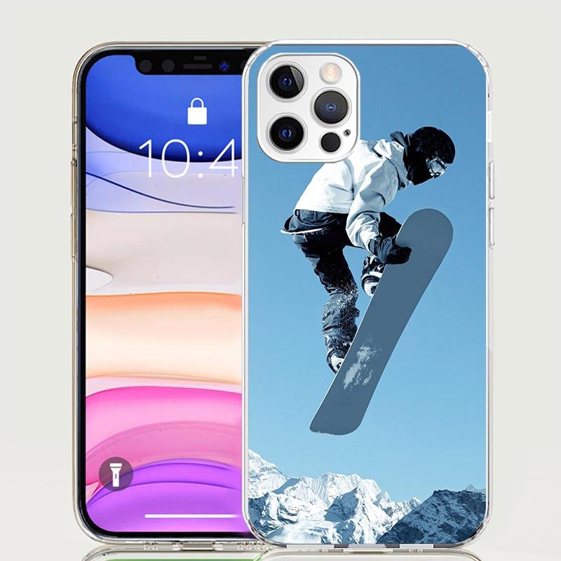 Adventure Snowboarding Extreme Phone Case For iPhone 17 Air 16 15 Plus 11 14 Pro Max 13 Mini 12 7 8 + SE Pattern Art Customized