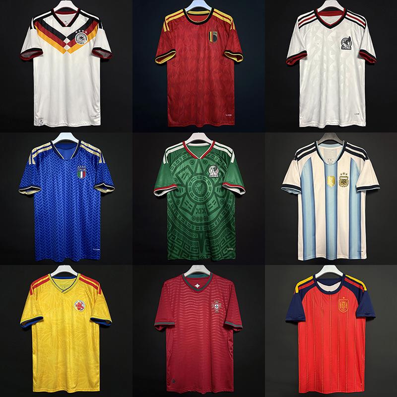 World Cup football jersey Argentina Germany Portugal Spain Mexico Belgium national team jersey