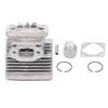 Aluminum Alloy Cylinder Piston Kit Silver Engine Replacement Parts Durable Trimmer Engine Parts