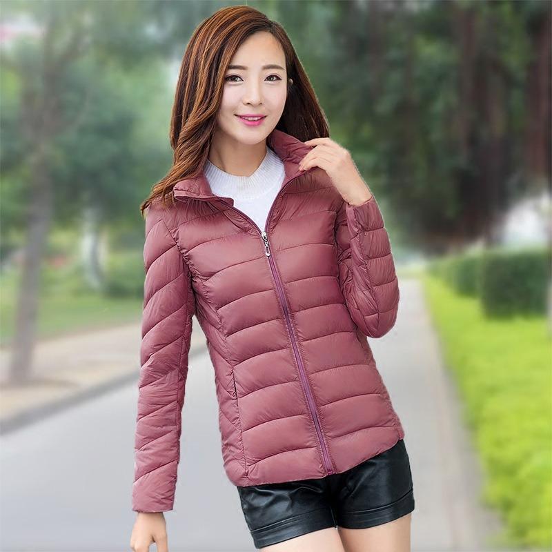 New Style Women's Short Cotton-padded Coat Korean Style Large Size Slim Winter Thin Down Cotton Coat Jacket Small Cotton-padded Jacket