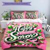 3pcs AKA Logo5 Pattern Bedding Set Duvet Cover Set Includes Duvet Cover &pillowcases, Perfect All Season Bedroom Decoration & Gift