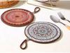 High Temperature Resistant Retro Enamel Pot Mat: Non-Slip, Anti-Scald Ceramic Pad for Dining Table