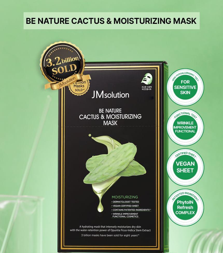Be Nature Cactus & Moisturizing Mask 24 ml x 10 ea