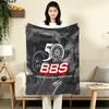 1PC Bbs Patterned Flannel Blanket Suitable For All Seasons For Home Decor Warmth And Comfort Gifts Holiday Present