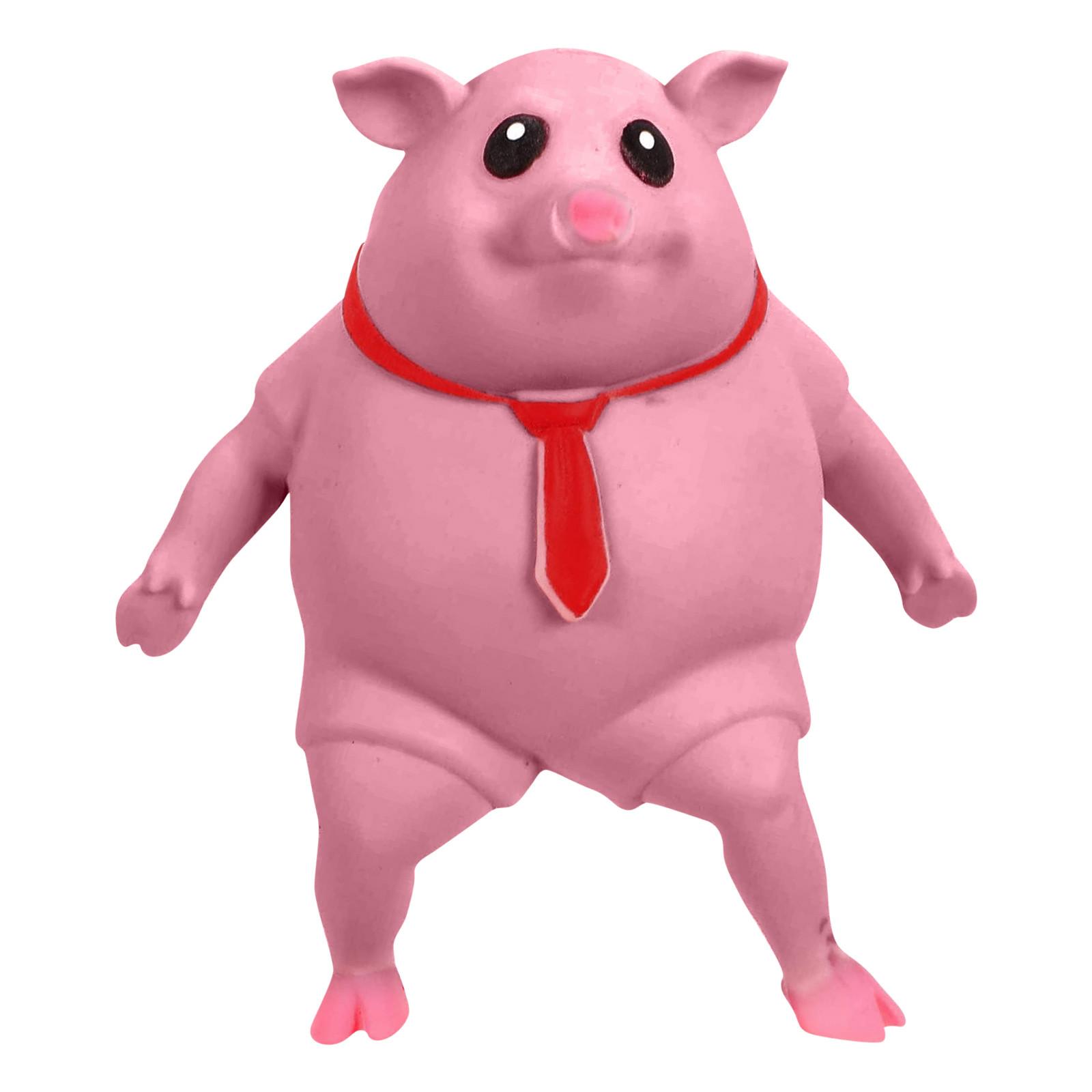 

Іграшка для зняття стресу у вигляді свині, М яка іграшка свиня, Іграшка свиня, Іграшка свиня з латексу, що розтягується, Іграшка для сенсорної стимуляції для зняття стресу