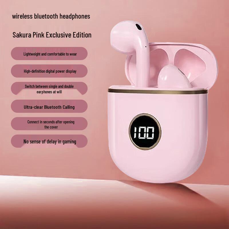 X88 Bluetooth Earbuds | Semi-in-ear | Noise Cancelling | Gaming | Low Latency | Digital Display | High Sound Quality | Comfortable for Long Wear.
