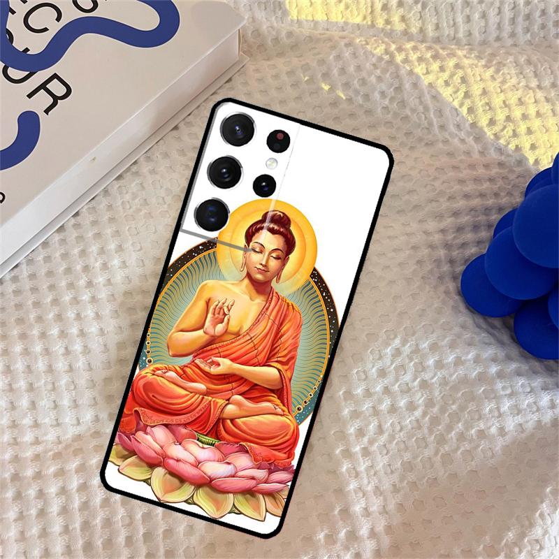 Buddha Phone Case For Samsung Galaxy S25 Ultra S9 S10 S20 S22 S21 FE S23 S24 Plus Portector Cover