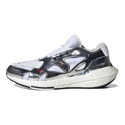 Stella McCartney x UltraBoost 22 Argent Métallisé Baskets Femme Blanc Nuage Noir Intense GW8129