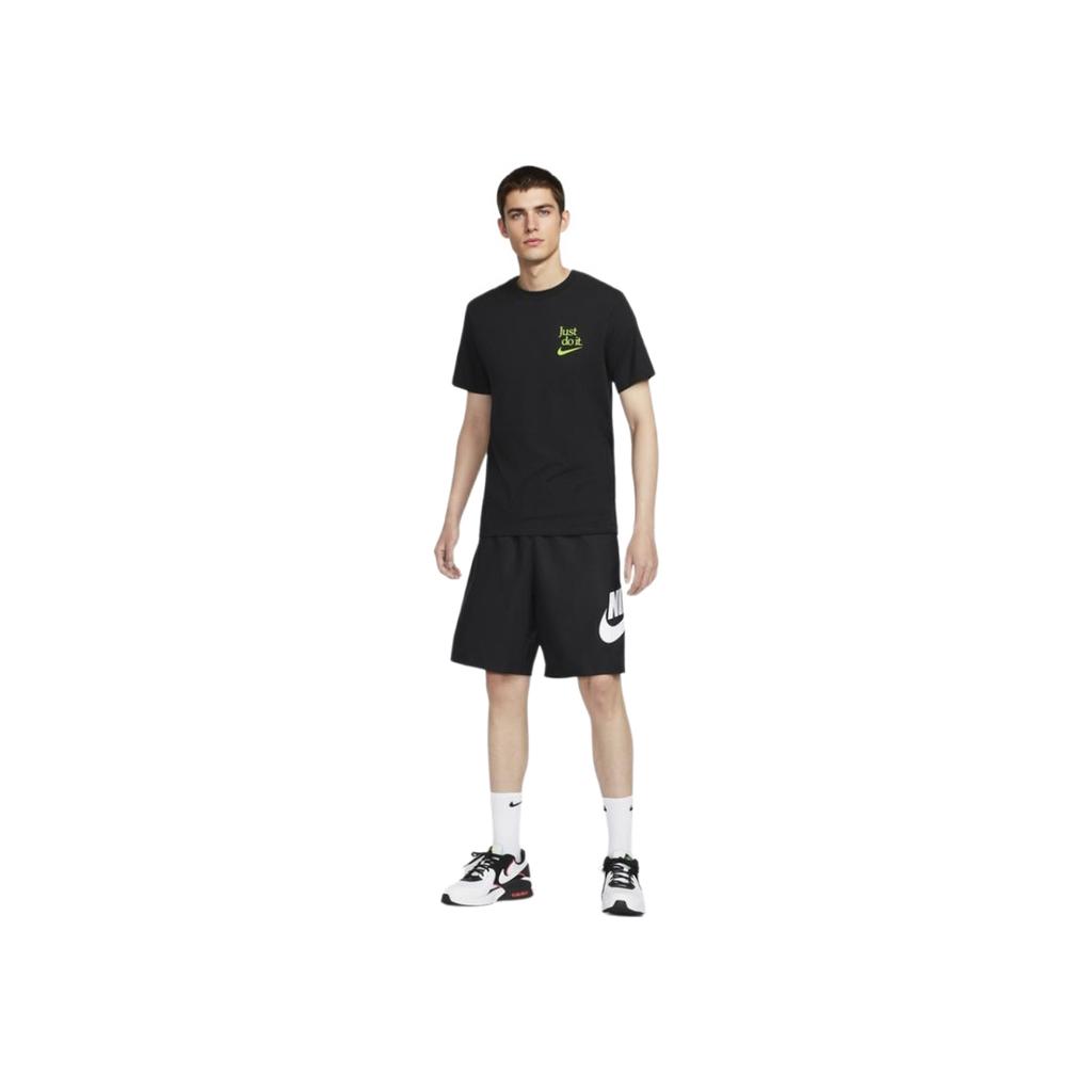 Nike Sportswear Soft And Comfortable Crew Neck Short Sleeve T-Shirt Men Tops Black HV9487010
