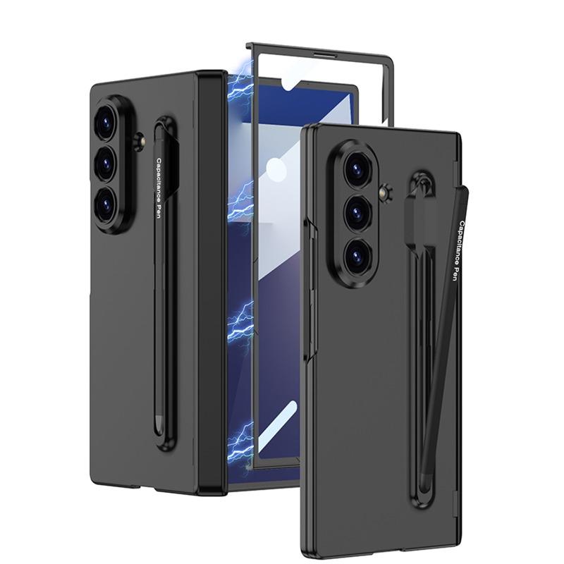Suitable for Samsung Zfold7 Mobile Phone Case Ultra-thin Integrated Pen Slot Flip Cover Folding Screen Matte Protective Cover