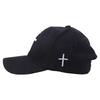 Casual Cross Embroidered Hat Cotton Duck Tongue Cap Fashionable Cross Baseball Cap  Outdoor