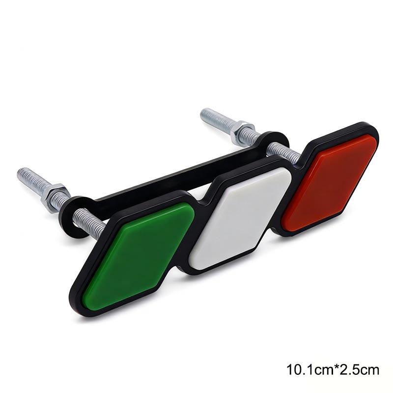 3D ABS Tri Color Decorative Sticker For Toyota Tundra Superb, Volkswagen Fiat Peugeot Grille Modification Accessories