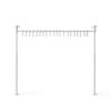 Umbra ANYWHERE Kitchen Pole Tension Kitchen W66 X D8 X H51cm Rack, White, Rack, 21014474660,