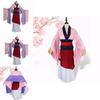 Luxuriöses Anime Mulan Traditionelles Kimono Kleid Party Cosplay Kostüm für Frauen