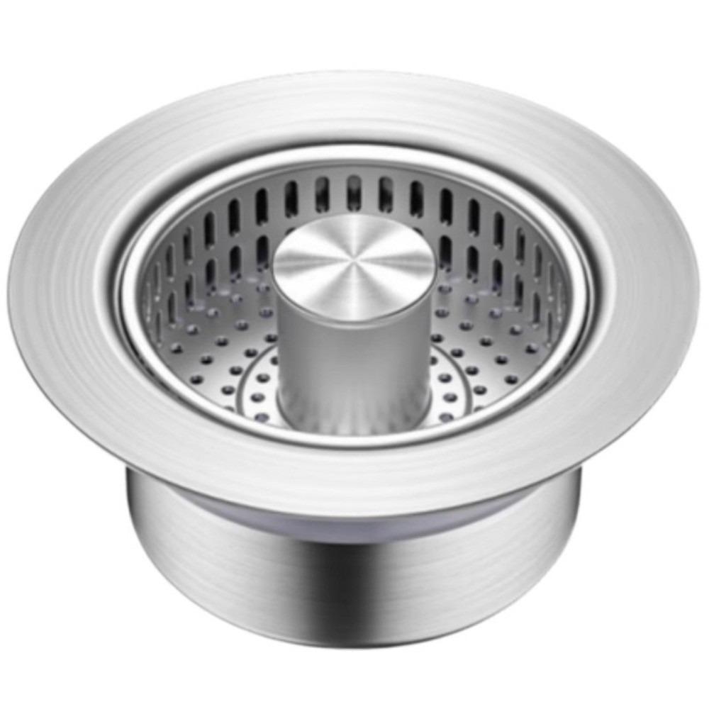 Stainless Steel Kitchen Sink Drain Strainer with Basket Filter Jump Up Pop Up Sink Stopper Anti Clog Sink Filter Kitchen