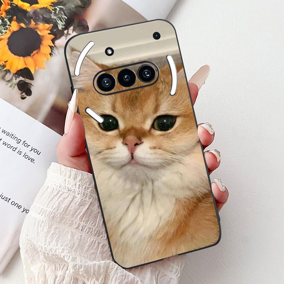For Nothing Phone 3A 2025 Case A059 Fashion Flower Cats Cartoon Silicone Soft Shockproof Cover For Nothing Phone3A 3A Pro Bumper