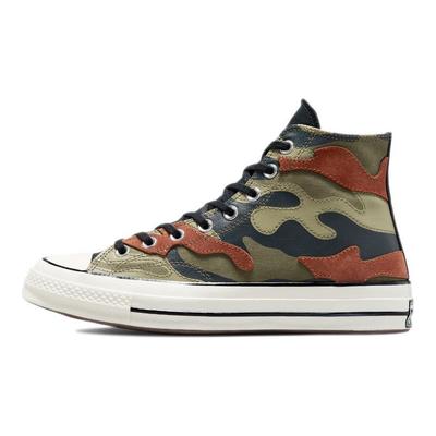 Chuck 70 High Hybrid Camo Unisex Sneakers Green Field-Surplus Black 171450C