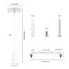 3M Led Base Pendant Lights E26 E27 Lamp Holder Socket 110V 220V Lamp E27 Base for DIY Retro Hanging Lamp Accessories