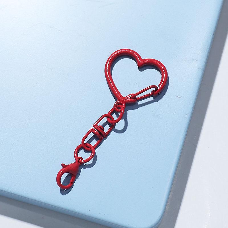 Heart Figure Eight Lobster Clasp Keychain DIY Beads Bag Pendant Accessories