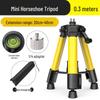 Telescopic Tripod Stand for Laser Level with Thickened Mini Lifting Frame