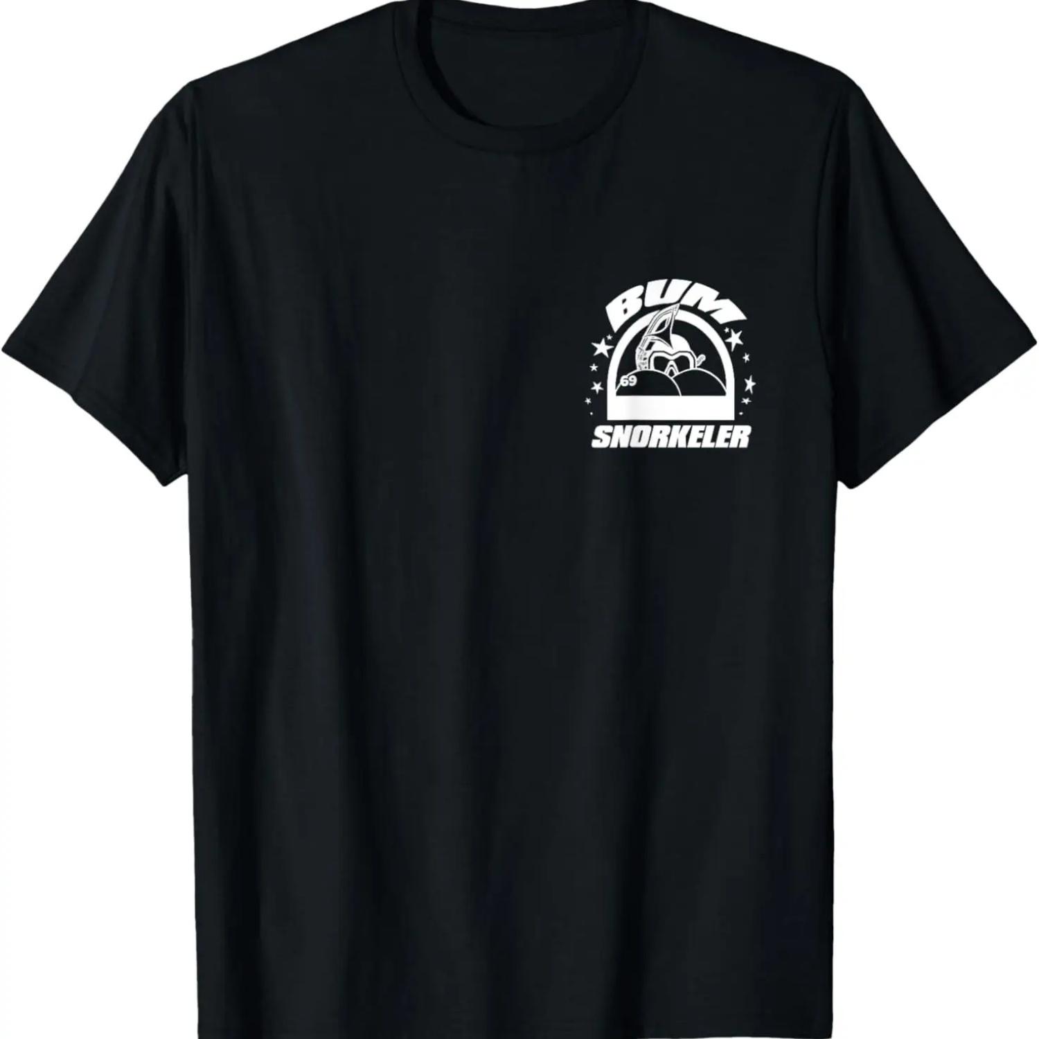 

Bum Snorkeler 69 Tee Shirt for Men and Women S чёрный
