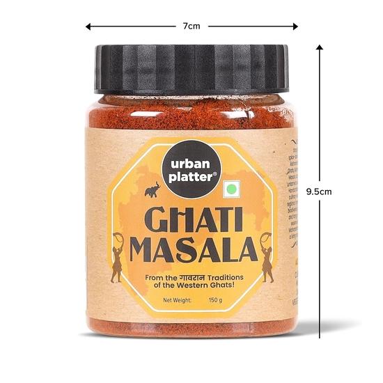 Urban Platter Maharashtrian Ghati Masala, 150g [Gavran Ghati Masala, Authentic Maharashtrian Masala, Premium Spices, Natural Oils Preserved]