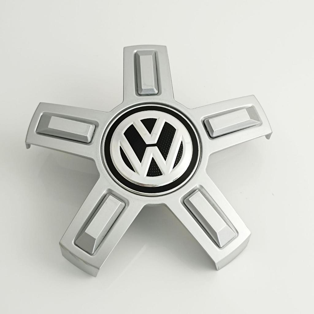 Compatible Wheel Hub Center Cap for Volkswagen Lamando, New Phideon, Touran, Passat - 5-Spoke Design by Guanqin