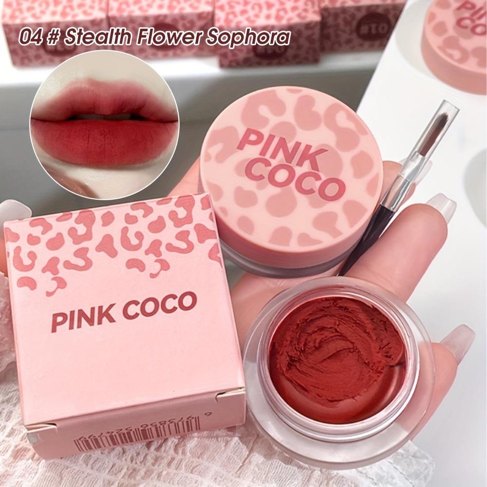 Soft Milk Mist Lipstick Filled Lip Mud Lip Gloss Highly Pigmented Lip Glaze Matte Lipstick with Built-in Small Lip Brush Lip Makeup for Daily Makeup