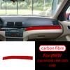 Pre BMW 3Series E46 1998-2005 Real Carbon Fiber Co-Pilot Obloženie stredového ovládacieho pásu Vnútorné príslušenstvo Interiér auta
