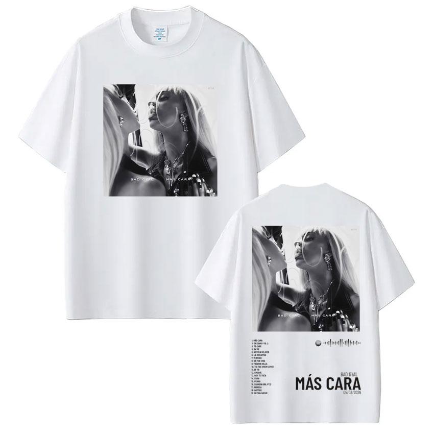 Bad Girl Martha Carlas New Album Print Tshirt World Tour Print Tshirt Summer Short Sleeve Casual Fashion Tshirt for