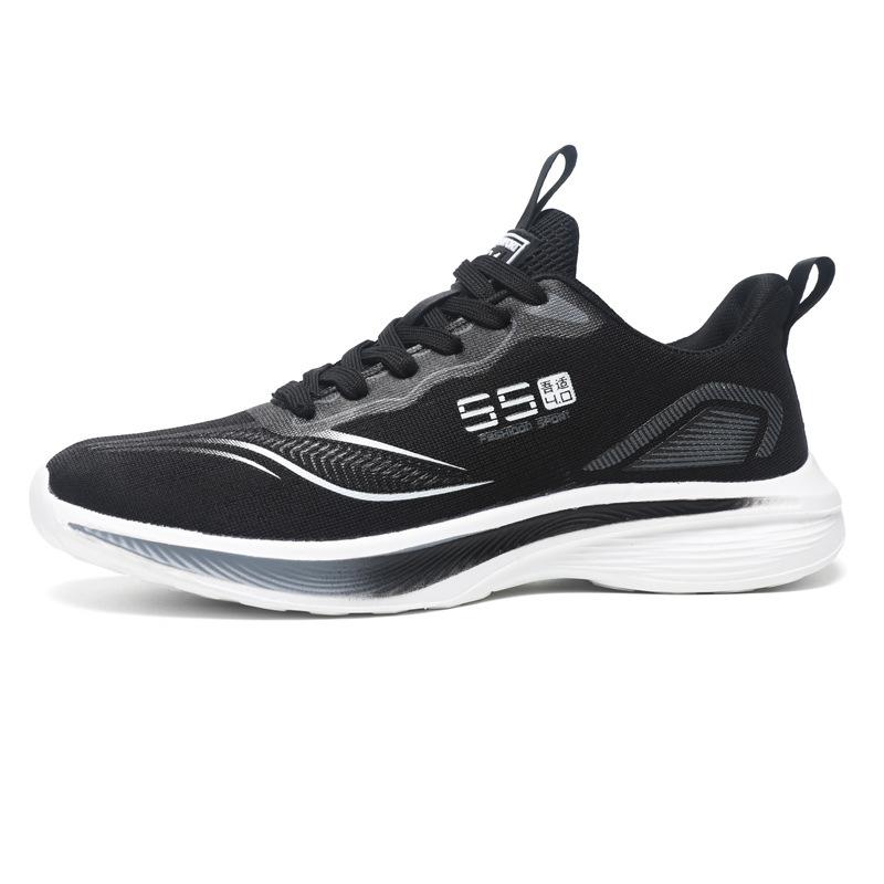 Running Shoes New Breathable Plus Size Competitive Sports Student Couple Sneakers Lightweight Rebound Running Shoes