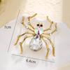 Exaggerated Classic Design Spider Brooches Pins For Women Men