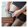 Summer Ultra Thin Wide Lace Top Thigh High Stockings For Women Sexy Mesh Transparent Non-Slip Knee High Long Socks