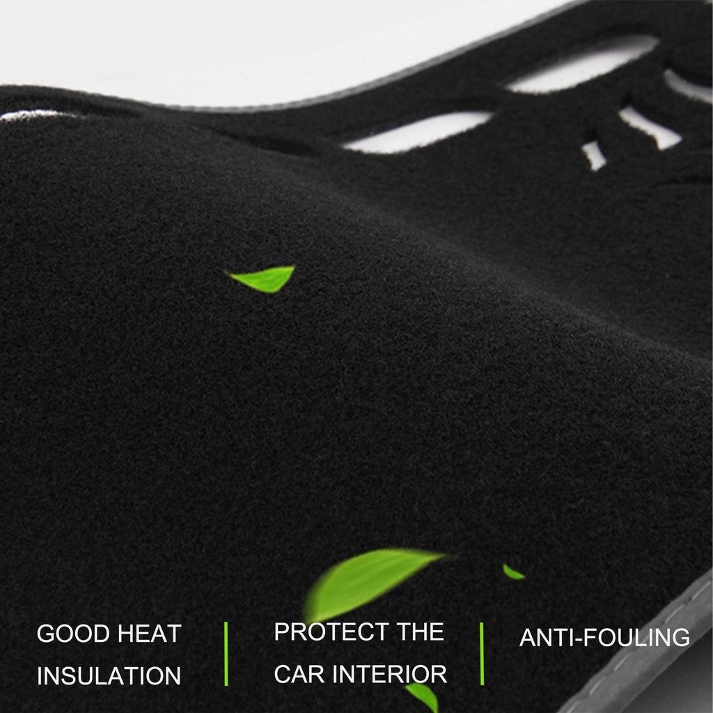 YOSRTER Dashboard Cover for Dodge Challenger Accessories Dash Mat UV Sunshade Dash Cover Protector Gray 2015-2024, Non-Slip Blocker, (Gray Edge, Trim)