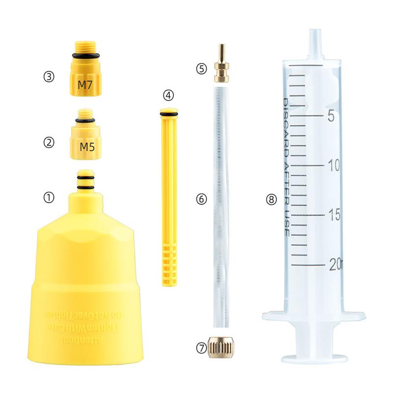 Bicycle Hydraulic Bleed Tool Kit For Goodtaste Xod Series Disc System Use Mineral Oil Brake Ezmtb M315 Oiling Tools Bikes