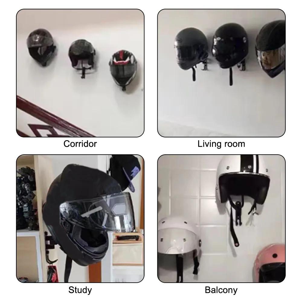 Multi Unctional Helmet Mount Motorcycle Helmet Hook Moto Accessories Helmet Claw Hook Easy Install Wall Mounted Displaty Bracket
