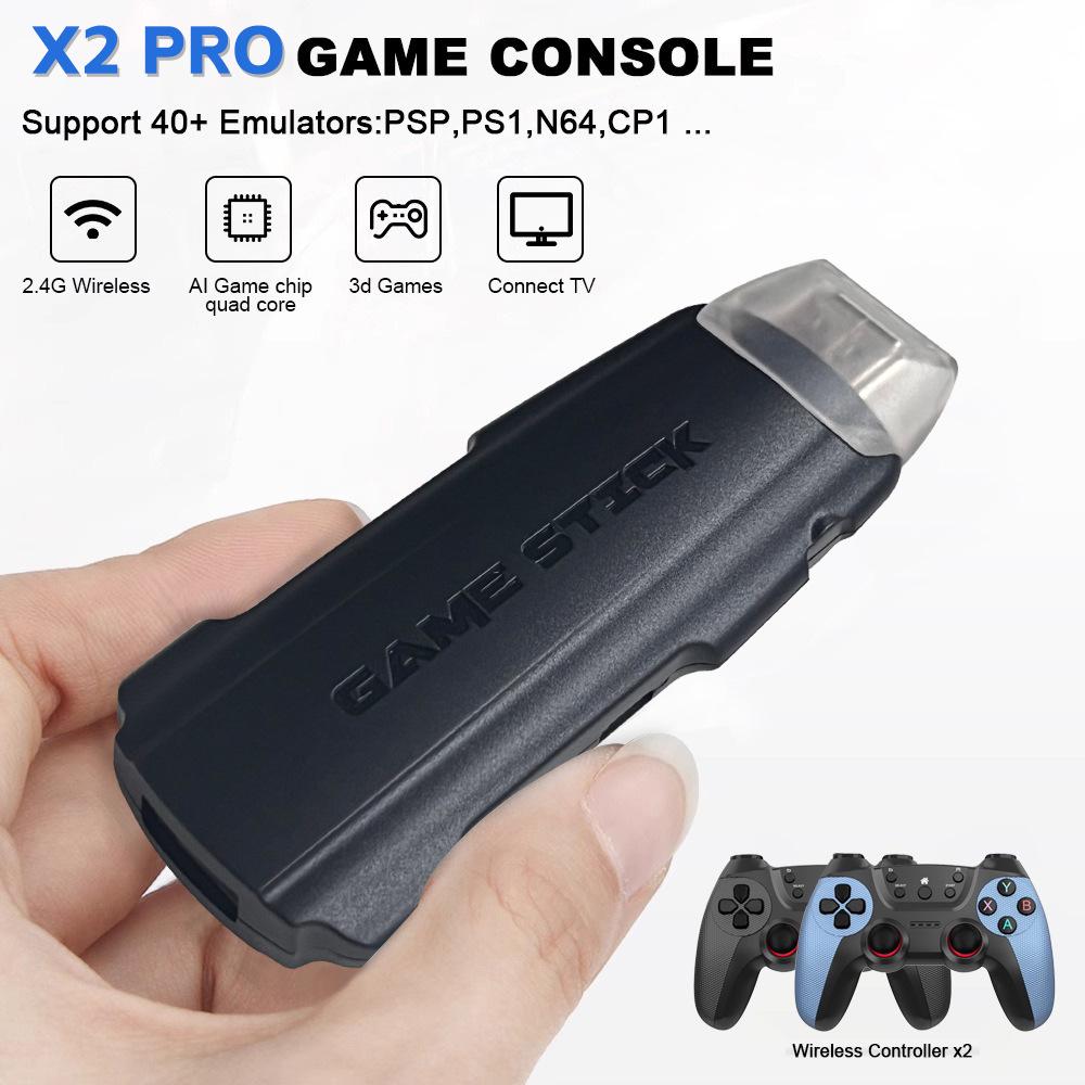 Carefully Selected X2 Pro Wireless 4K HD Game Console - Two-Player Arcade GD10