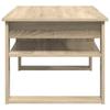 Coffee Table Sonoma Oak 96 X 54 X 44 Cm Particleboard