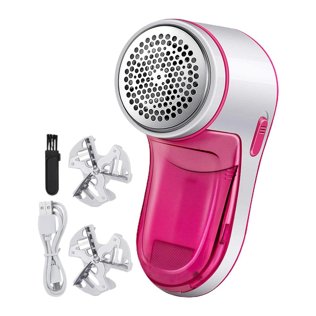 Portable Lint Remover Fabric Shaver Removal Trimmer Interchangeable Blade