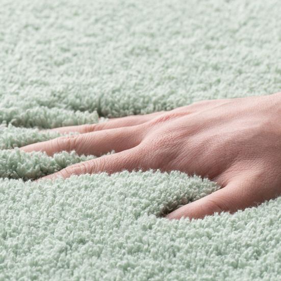 Bodenmatte Maschinenwaschbar Dick Plüsch Badezimmerteppich Super Saugfähig Schnelltrocknend Weich Rutschfest Duschmatte