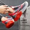 Men’s Red Sports Shoes Running Sneakers Summer Students Large Size Basketabll Shoes Thick Sole Shoes