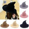 Witch Design Halloween Witch Hat Wool Halloween Party Hat Wacky Magical Hat Festival Party