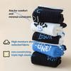 Kids Sports Socks 1-14 Years 5 Pairs Mid-Tube Cotton Socks Breathable, Anti-Slip, Stretchable Colorful Non-Fade Design